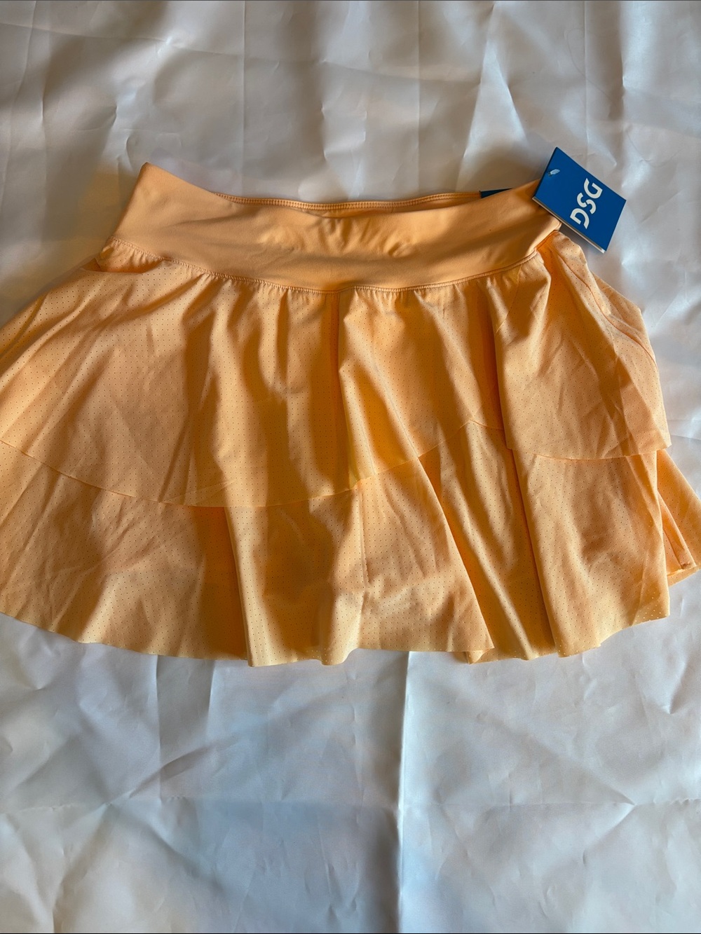 DSG Peach Tiered Circle Skirt